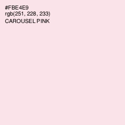 #FBE4E9 - Carousel Pink Color Image